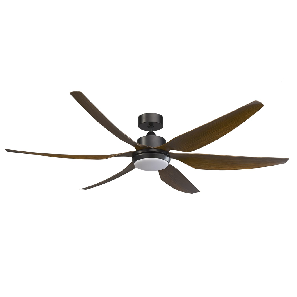 HELI 56/66" POWERFUL & QUIET DC CEILING FAN + OPTIONAL LIGHT & WI-FI