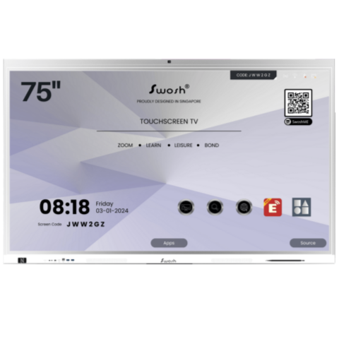 SW75TSG3P 75" INTERACTIVE TOUCH SCREEN DISPLAY (PREMIUM SERIES)