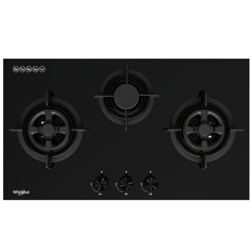 GWG8830TS/LS 88CM 3 BURNERS GAS HOB
