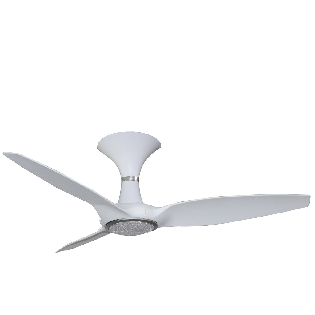 BREEZE 45/52" DC CEILING FAN + CRYSTAL LED LIGHT