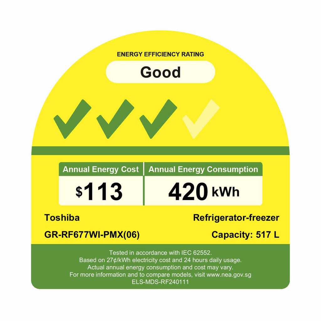 [ETA END NOV'25] GR-RF677WI-PMX(06) 517L FRENCH DOOR FRIDGE