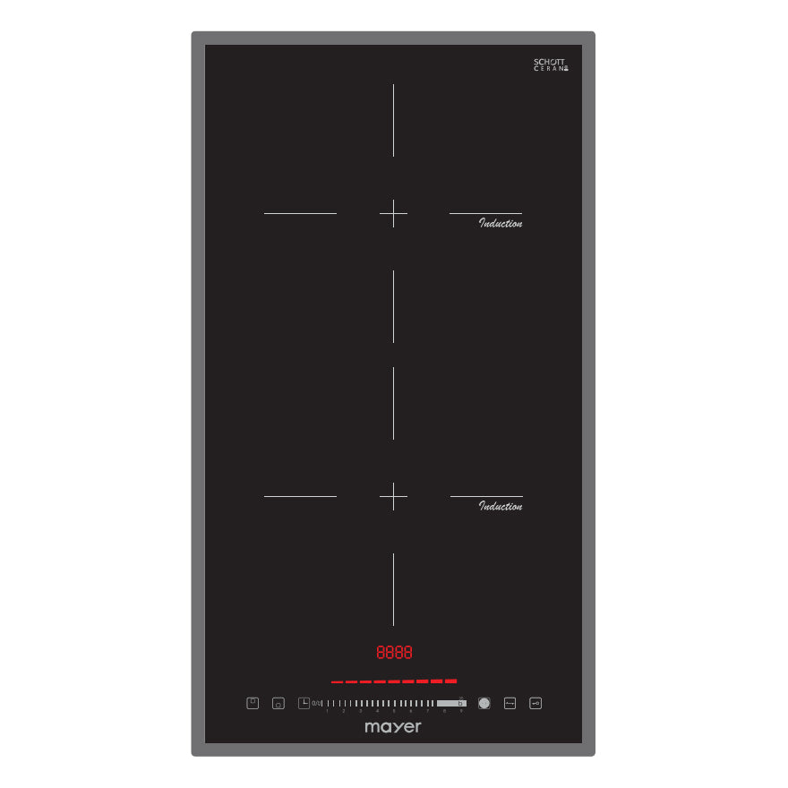MMIH30CS 30CM 2-ZONE DOMINO INDUCTION HOB WITH SLIDER