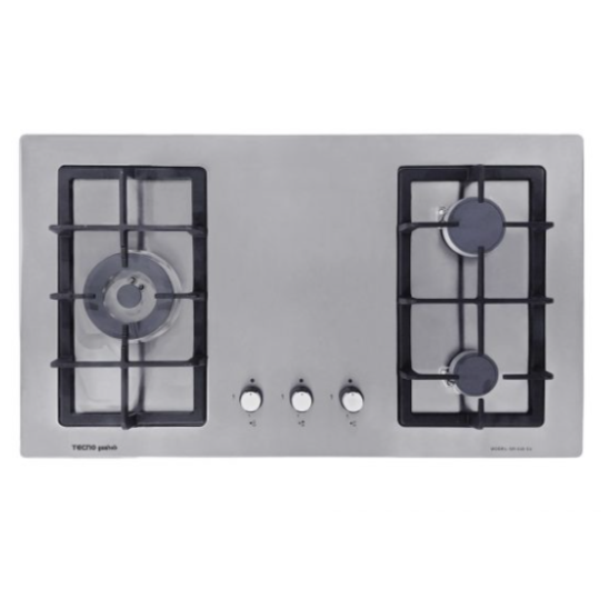 SR838SV 90CM 3-BURNER GAS HOB + FREE BASIC INSTALLATION