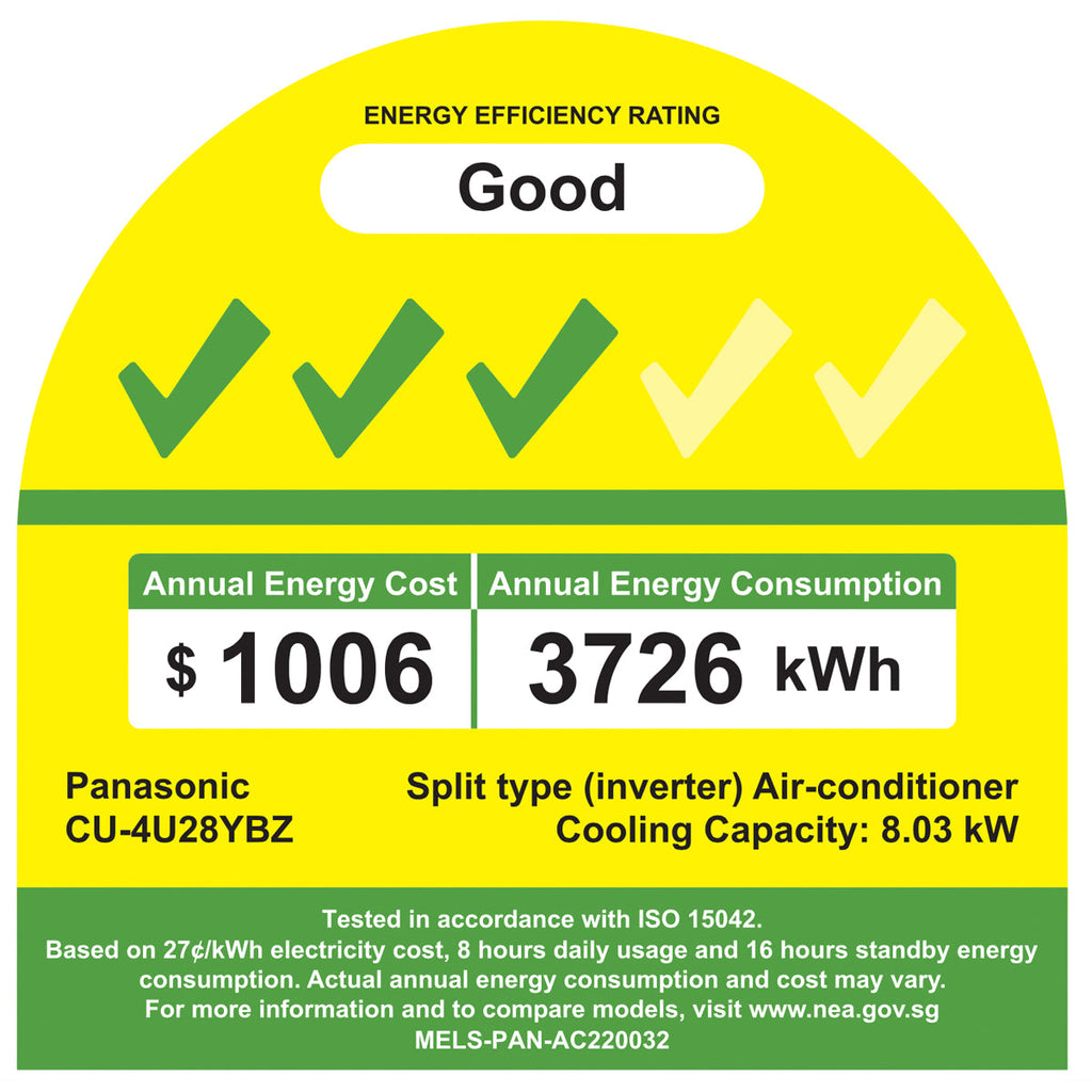 U SYSTEM 4 AIRCON (9K x2 + 12K + 18K) + FREE INSTALLATION