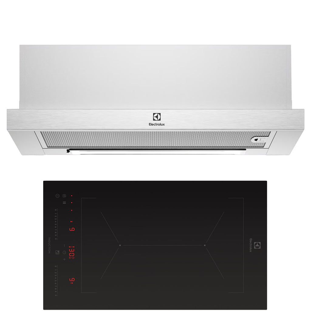 BUNDLE: EHI3251BE 30CM 2-ZONE INDUCTION HOB & ECP6541X 60CM TELESCOPIC HOOD / Free $70 Cold Storage Voucher & $50 MEGA Voucher