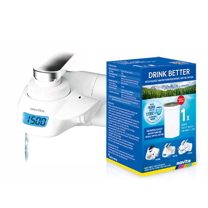 BUNDLE: NP190 FAUCET WATER PURIFIER + FILTER PACK