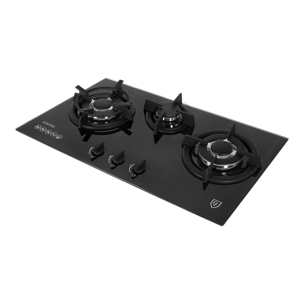 EFH7630TNVGB 73CM 3-BURNER GAS HOB