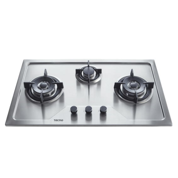 TS8633TRSV 86CM 3-BURNER GAS HOB + FREE BASIC INSTALLATION