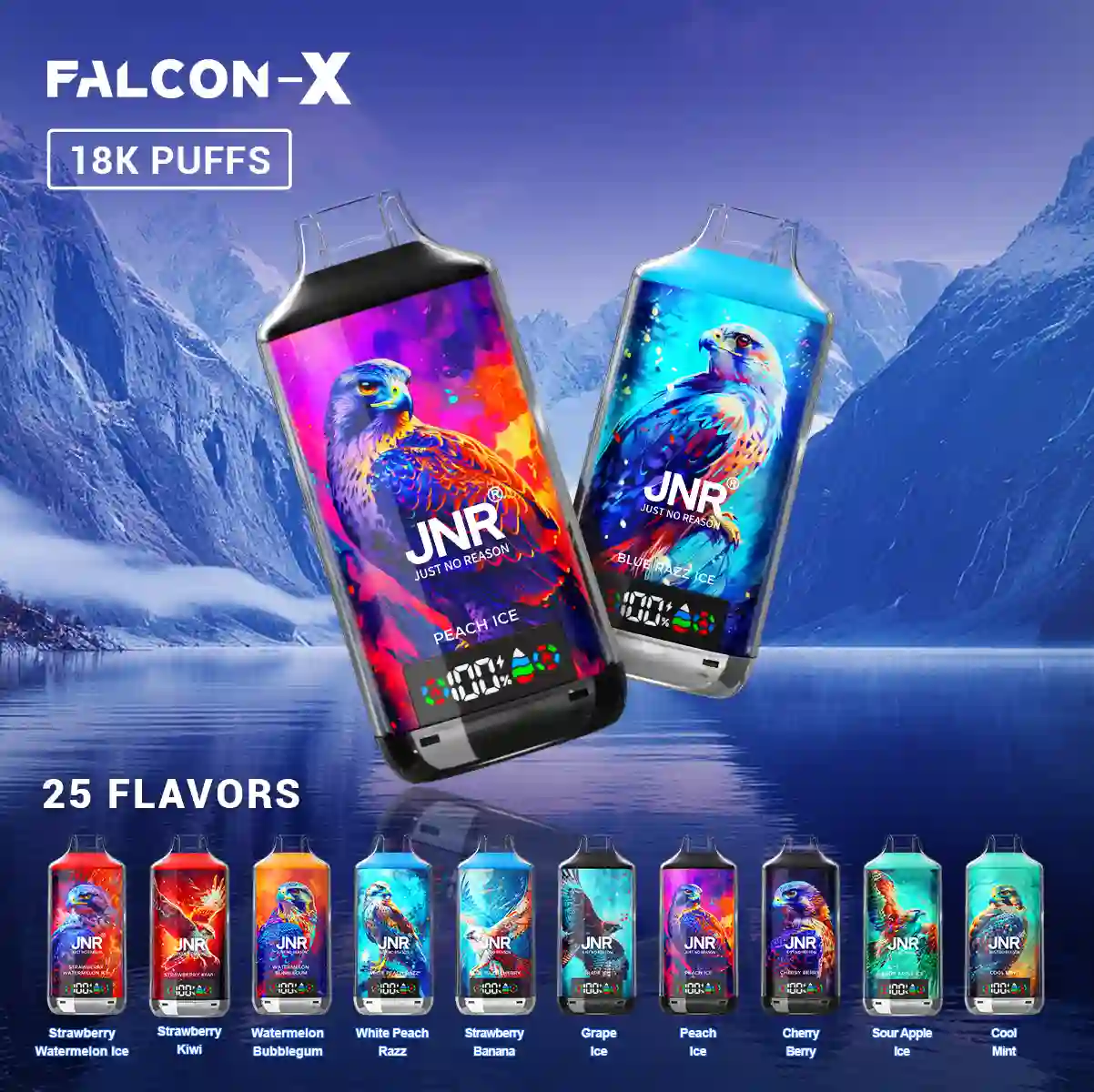 Falcon X 18000 Puffs Disposable Vape - Vape Grok
