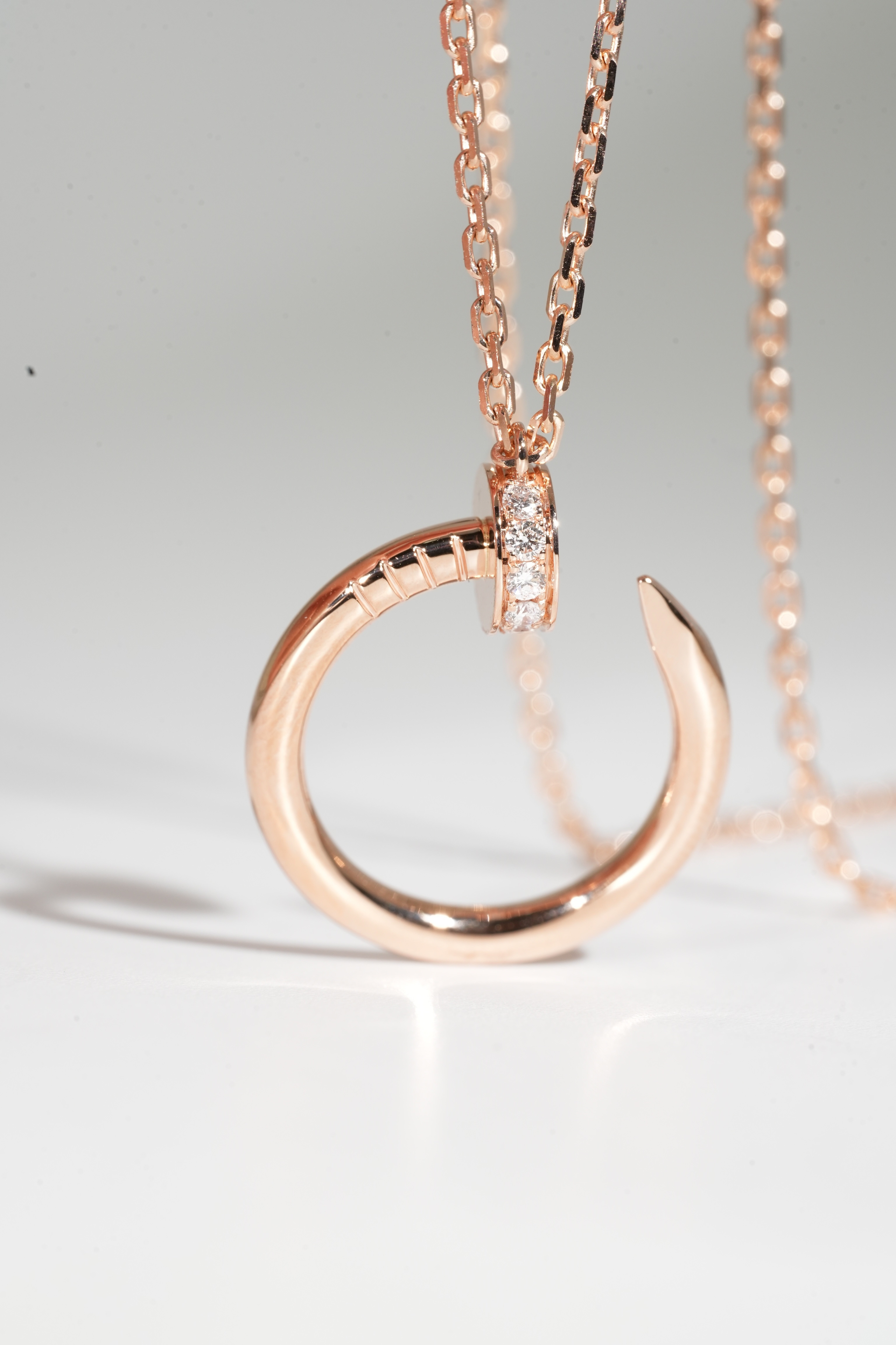 Cartier Full-Diamond Juste Un Clou Necklace