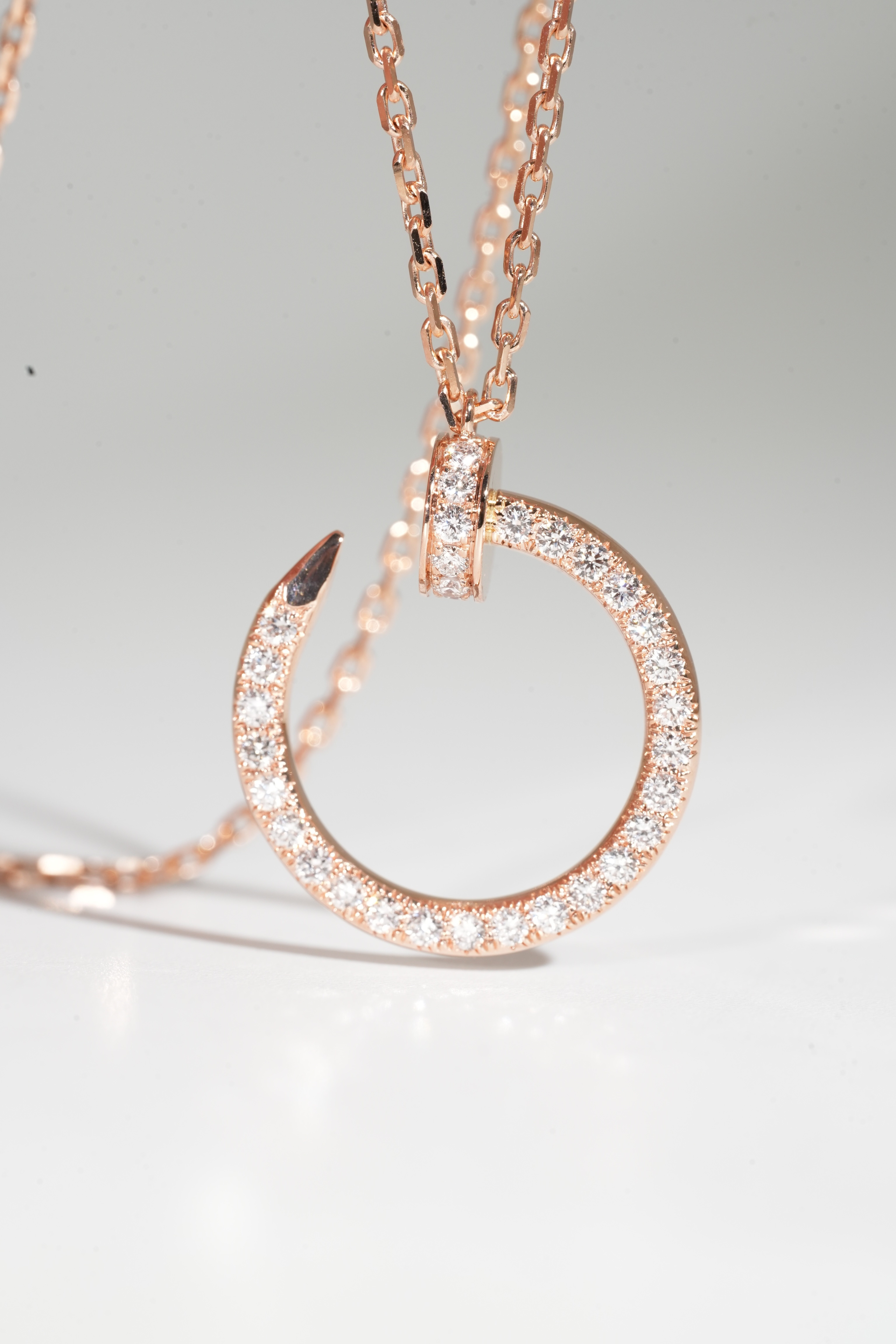Cartier Full-Diamond Juste Un Clou Necklace
