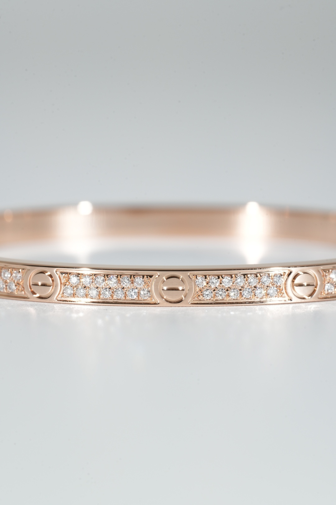 Cartier Narrow Pavé Diamond Bangles (“Starry Sky” Style)
