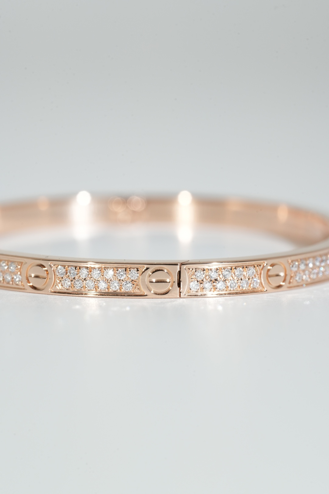 Cartier Narrow Pavé Diamond Bangles (“Starry Sky” Style)