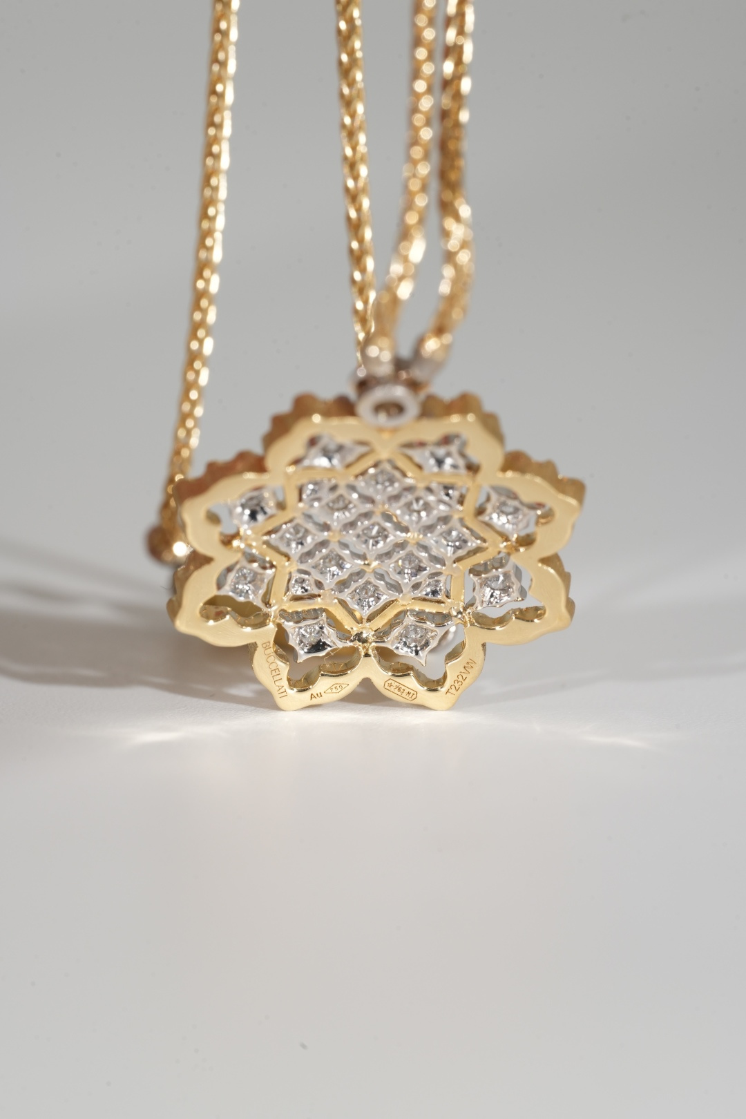 Buccellati Egg-Silk Full Diamond Necklace