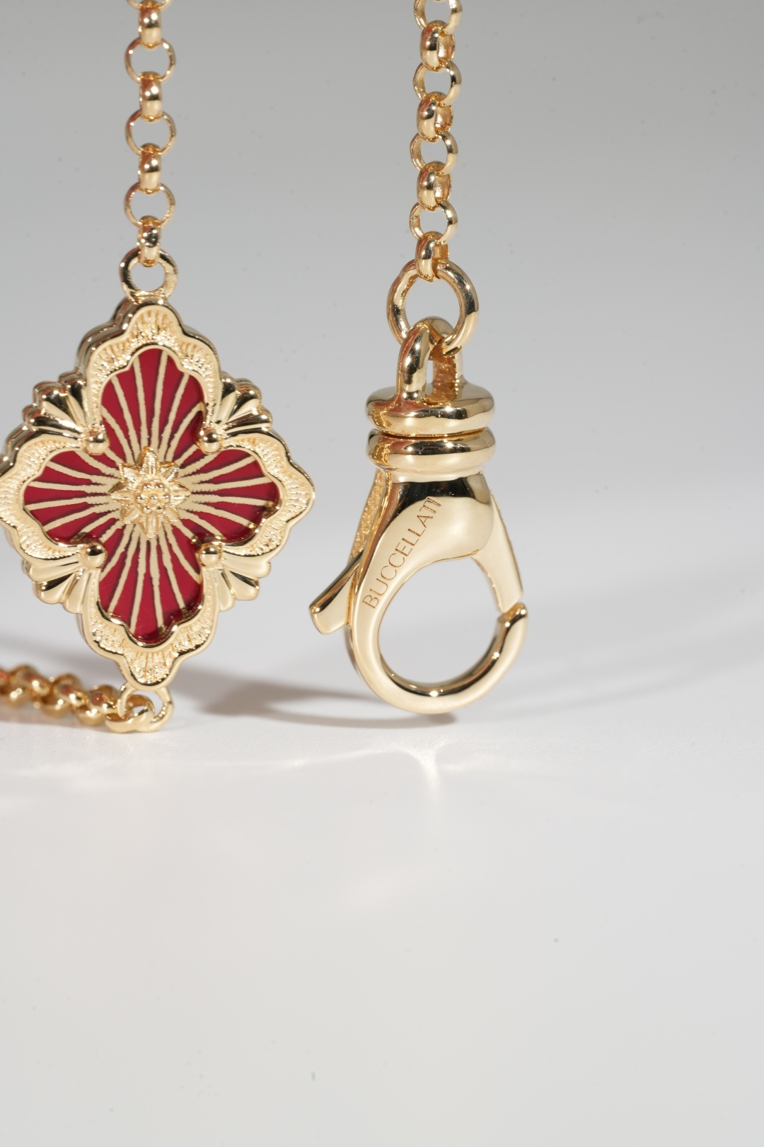 Buccellati Red Enamel Bracelet