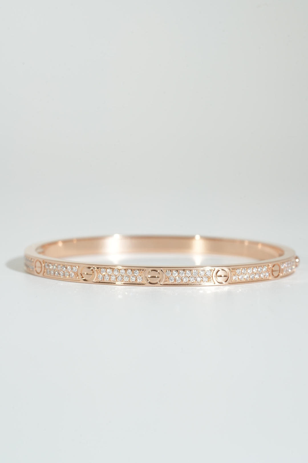 Cartier Narrow Pavé Diamond Bangles (“Starry Sky” Style)