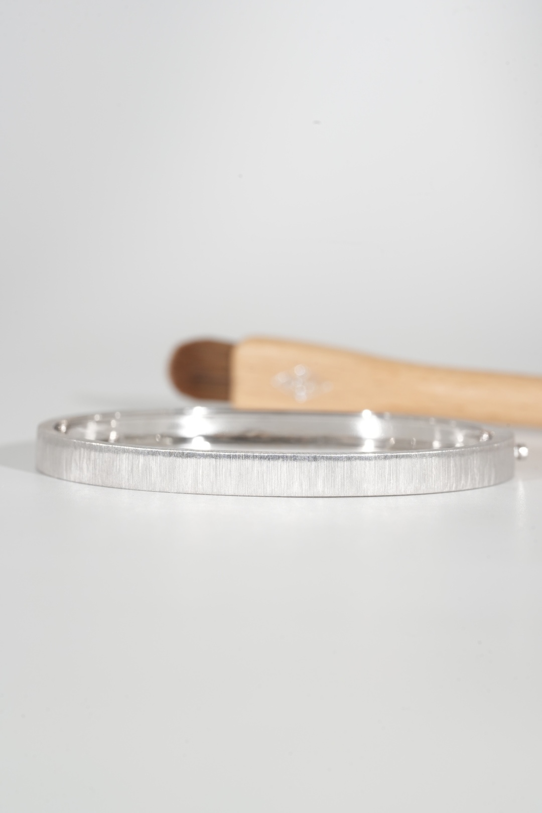 Buccellati Brushed Silver Bangles