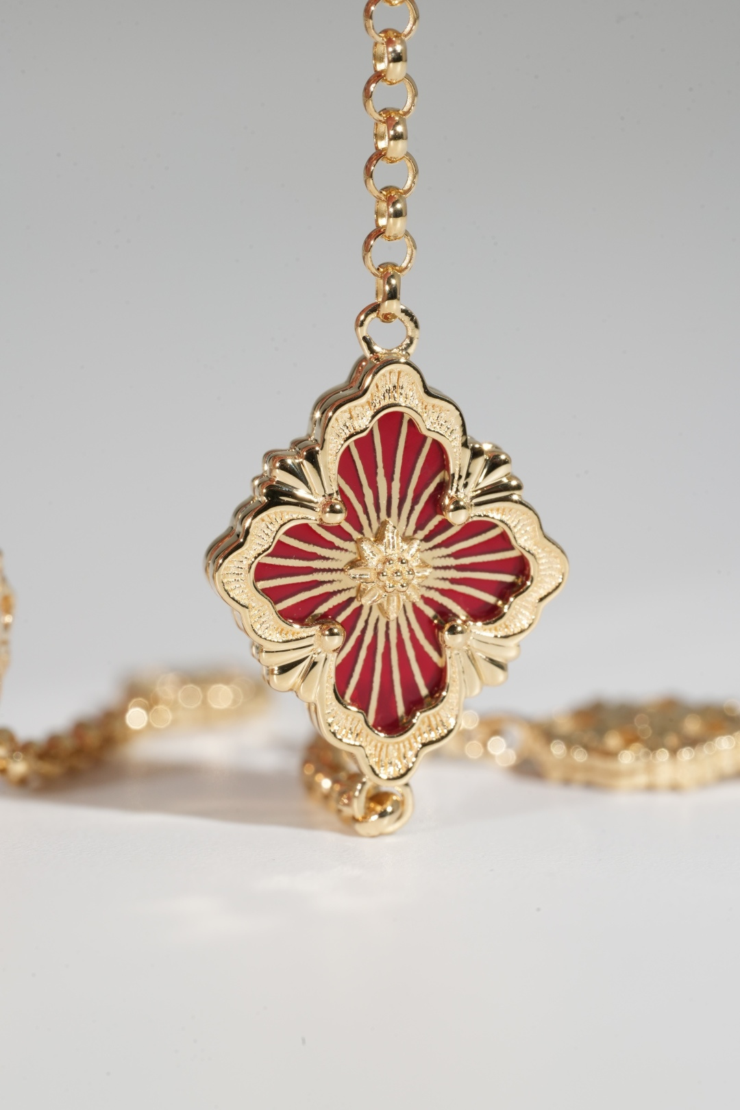 Buccellati Red Enamel Bracelet