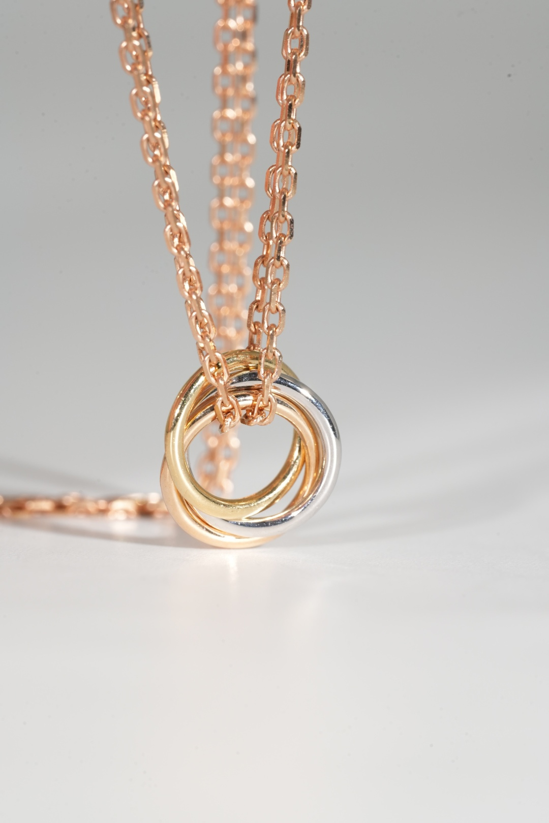 Cartier Small Trinity Necklace (Three-Ring Pendant)