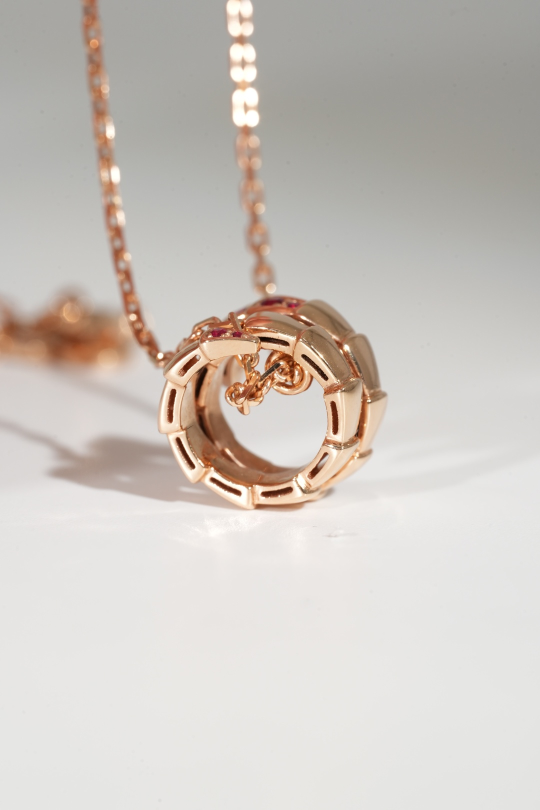 BVLGARI Ruby Serpenti Necklace