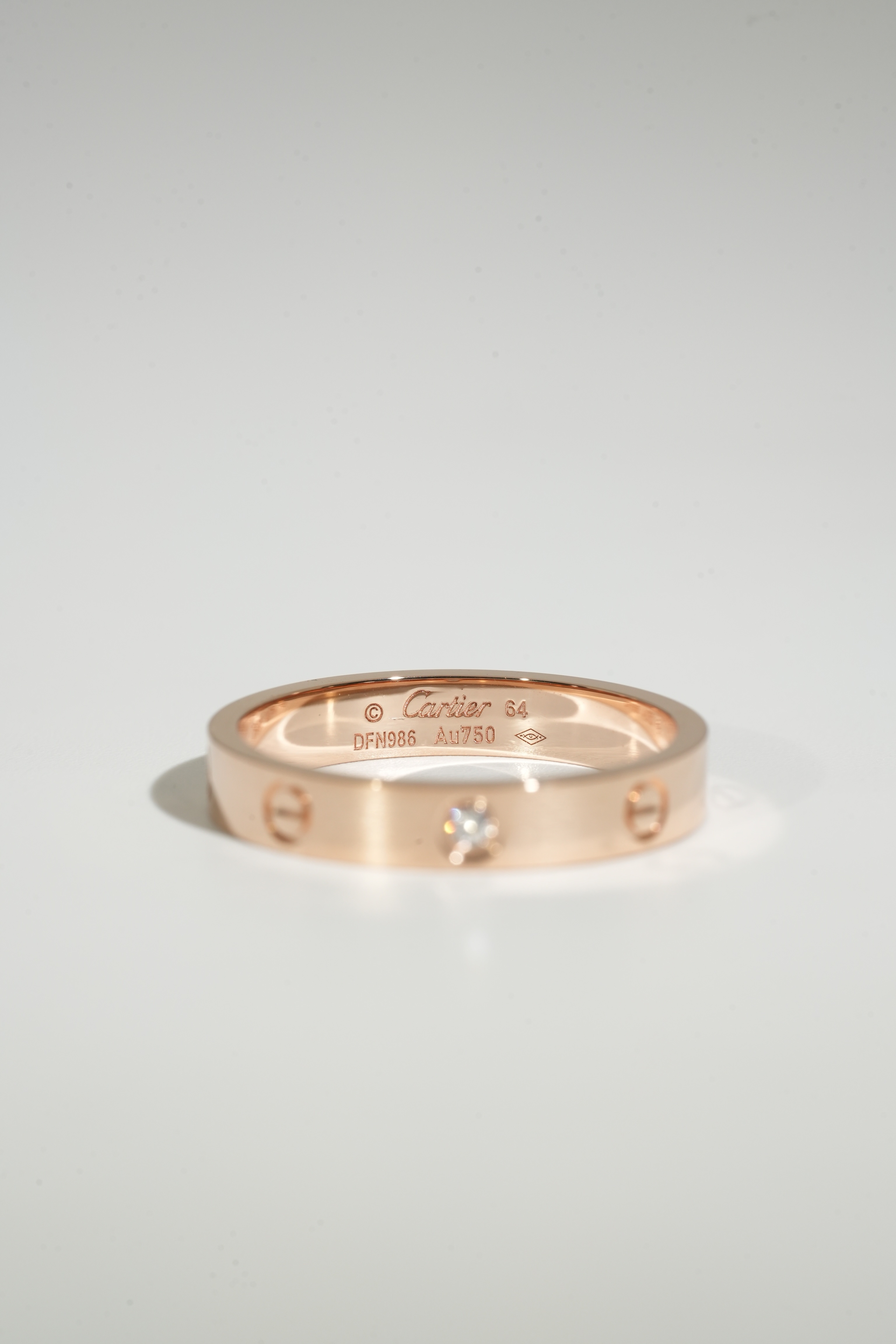 Cartier Single Diamond Ring