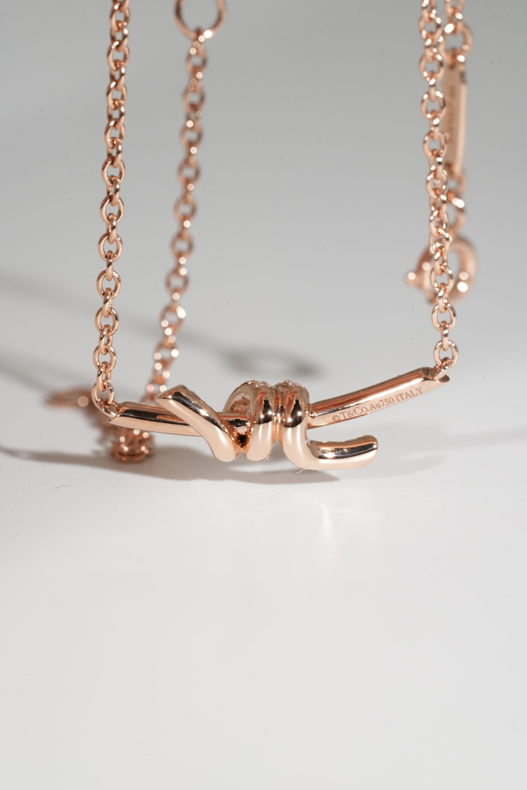 Tiffany Small Knot Necklace