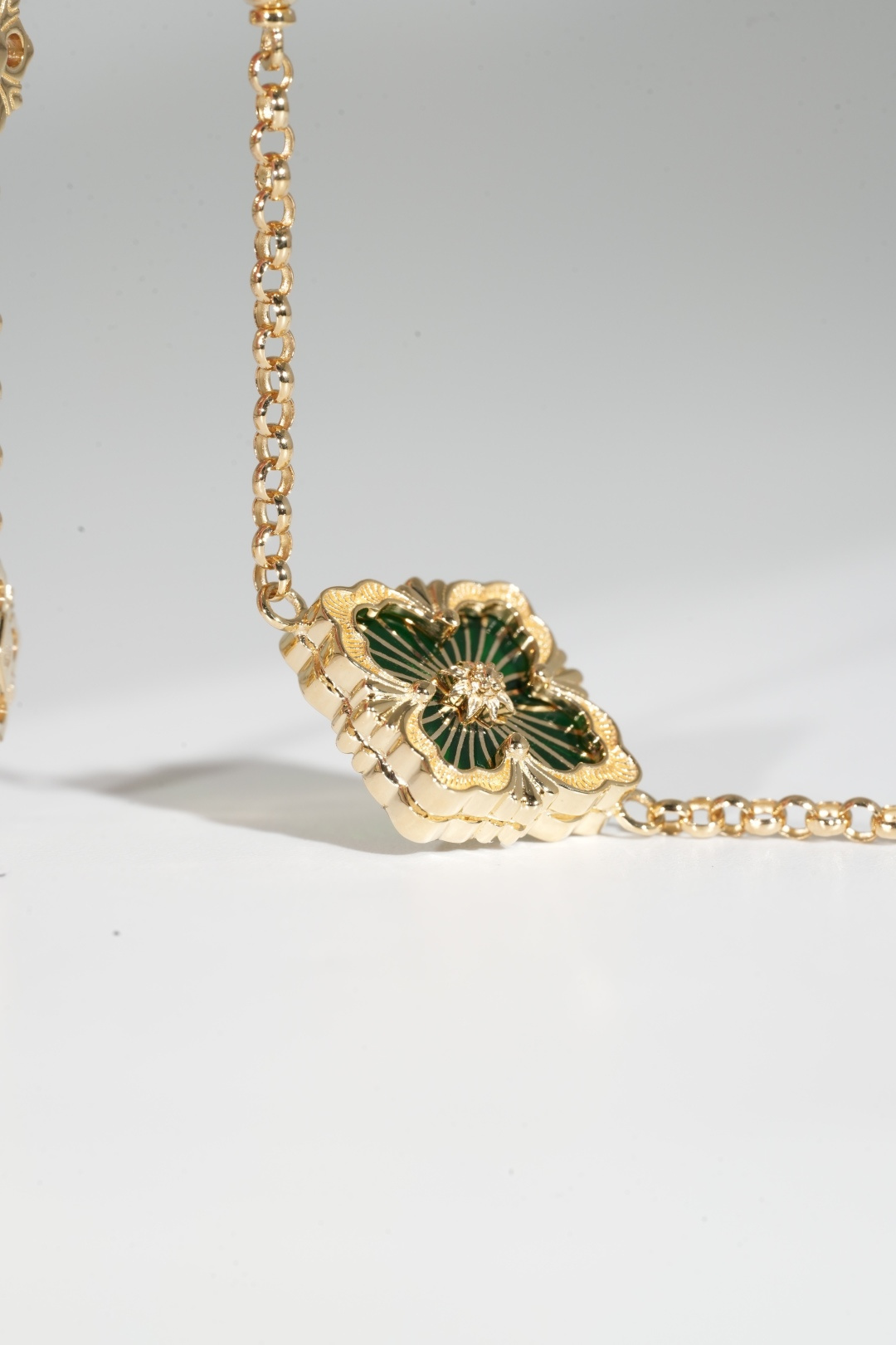 Buccellati Green Enamel Bracelet