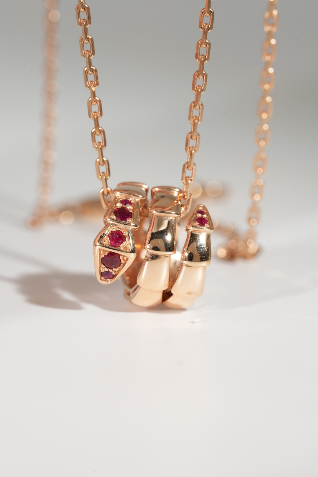 BVLGARI Ruby Serpenti Necklace