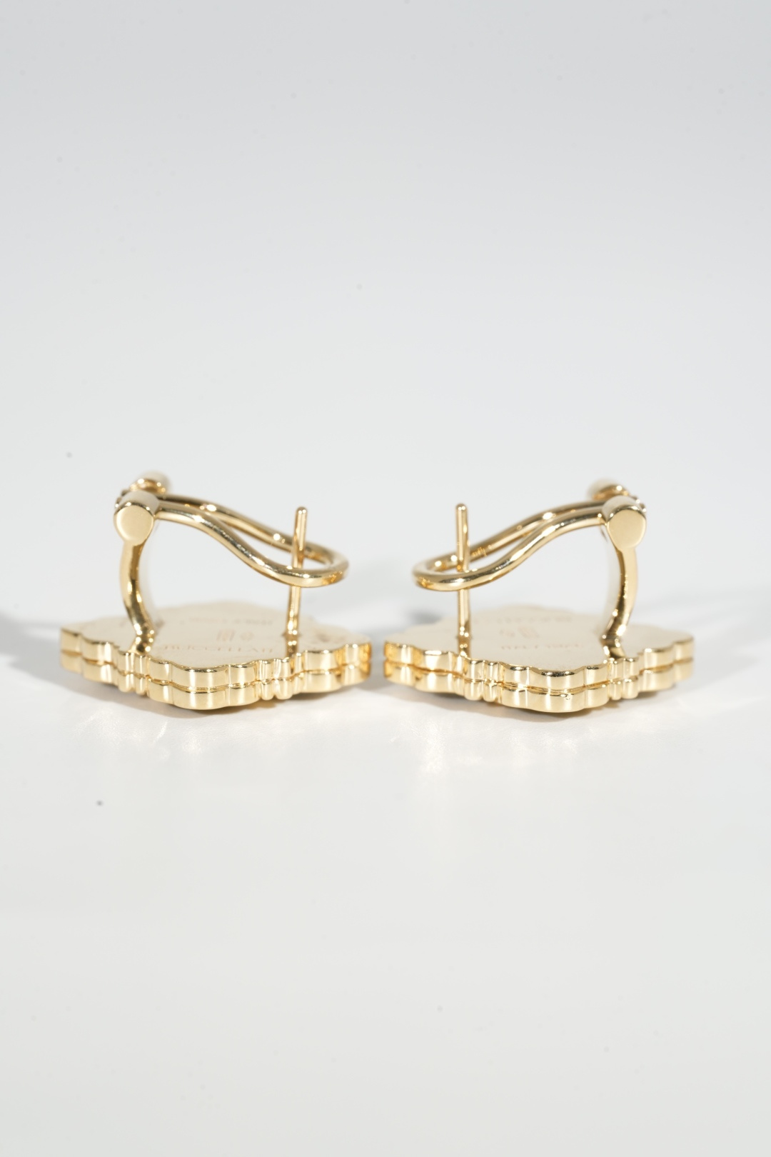 Buccellati Green Enamel Earrings