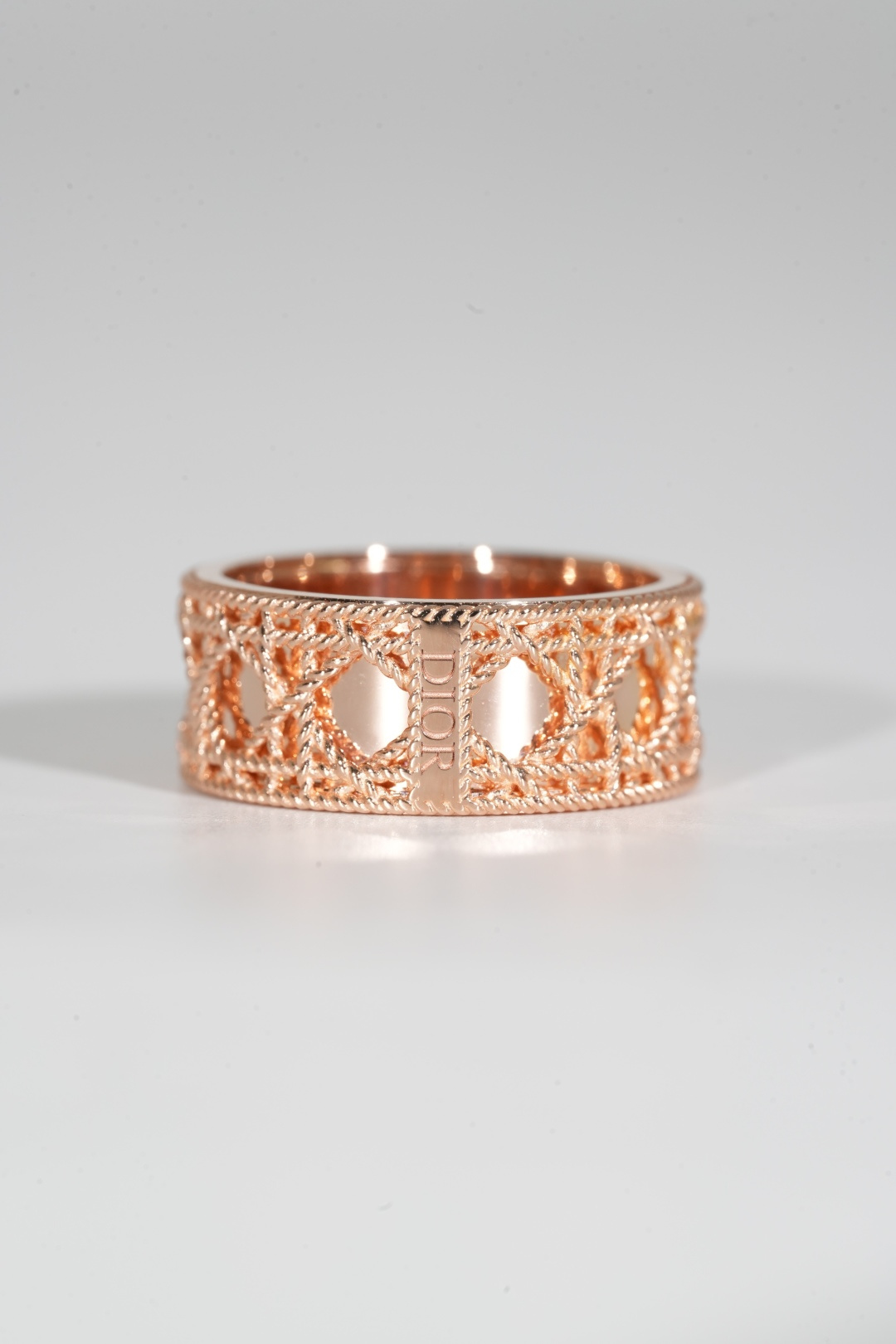 Dior Cannage Pattern Ring