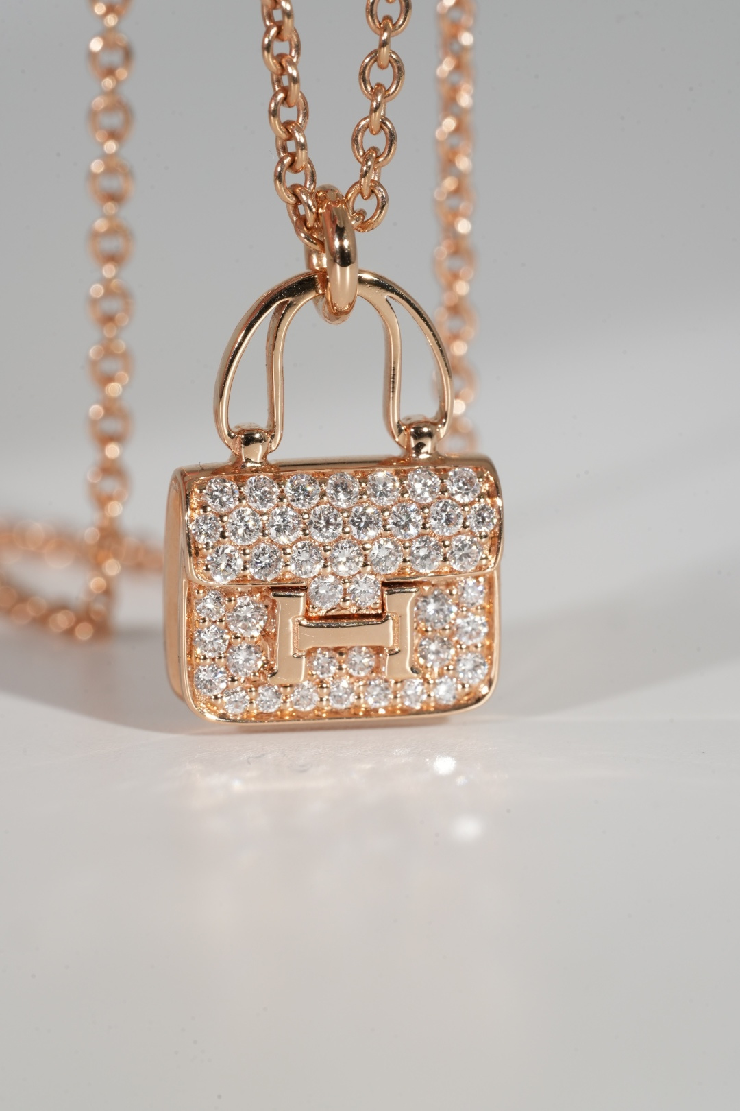Hermès Full-Diamond “Chaine d’Ancre” Necklace
