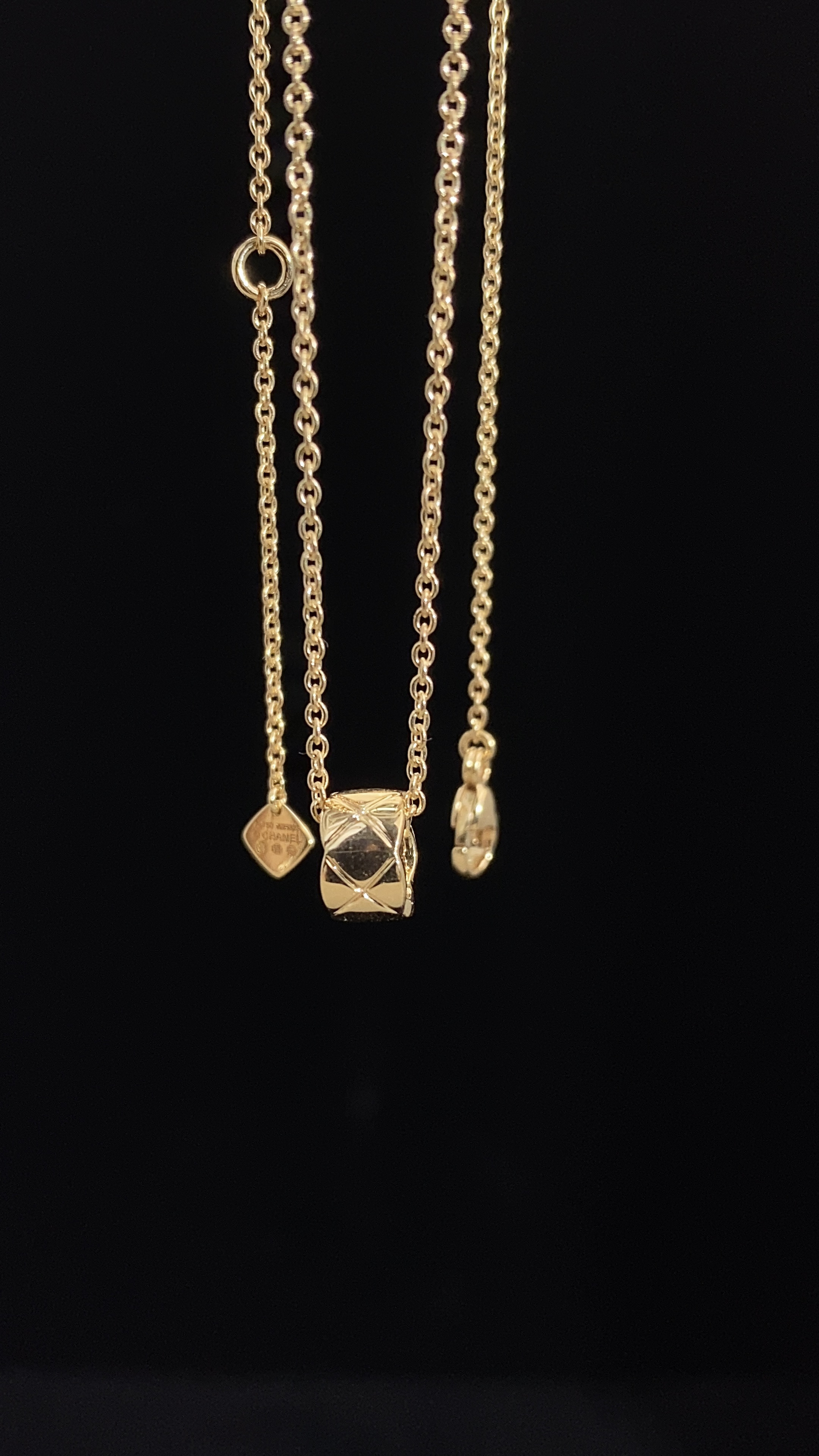 Chanel Mini Coco Bead Necklace