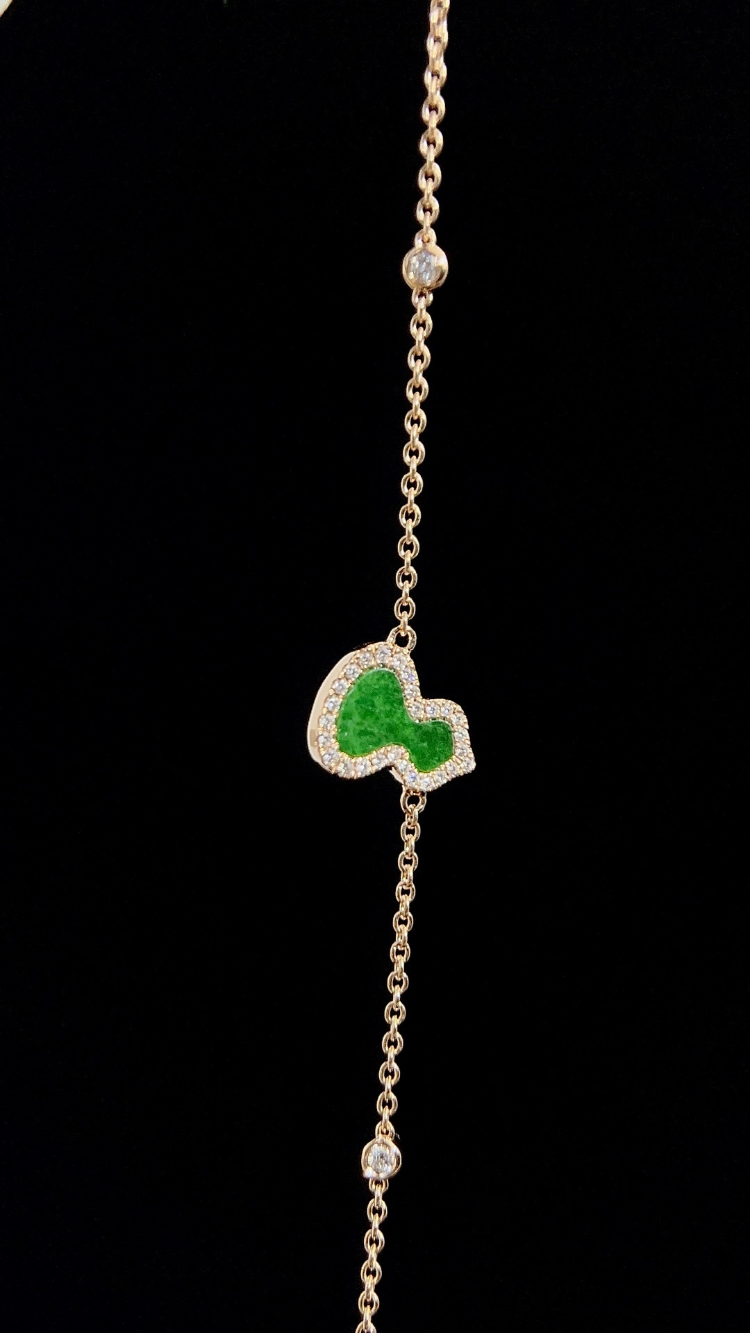 Qeelin Wulu Green Pendant Bracelet
