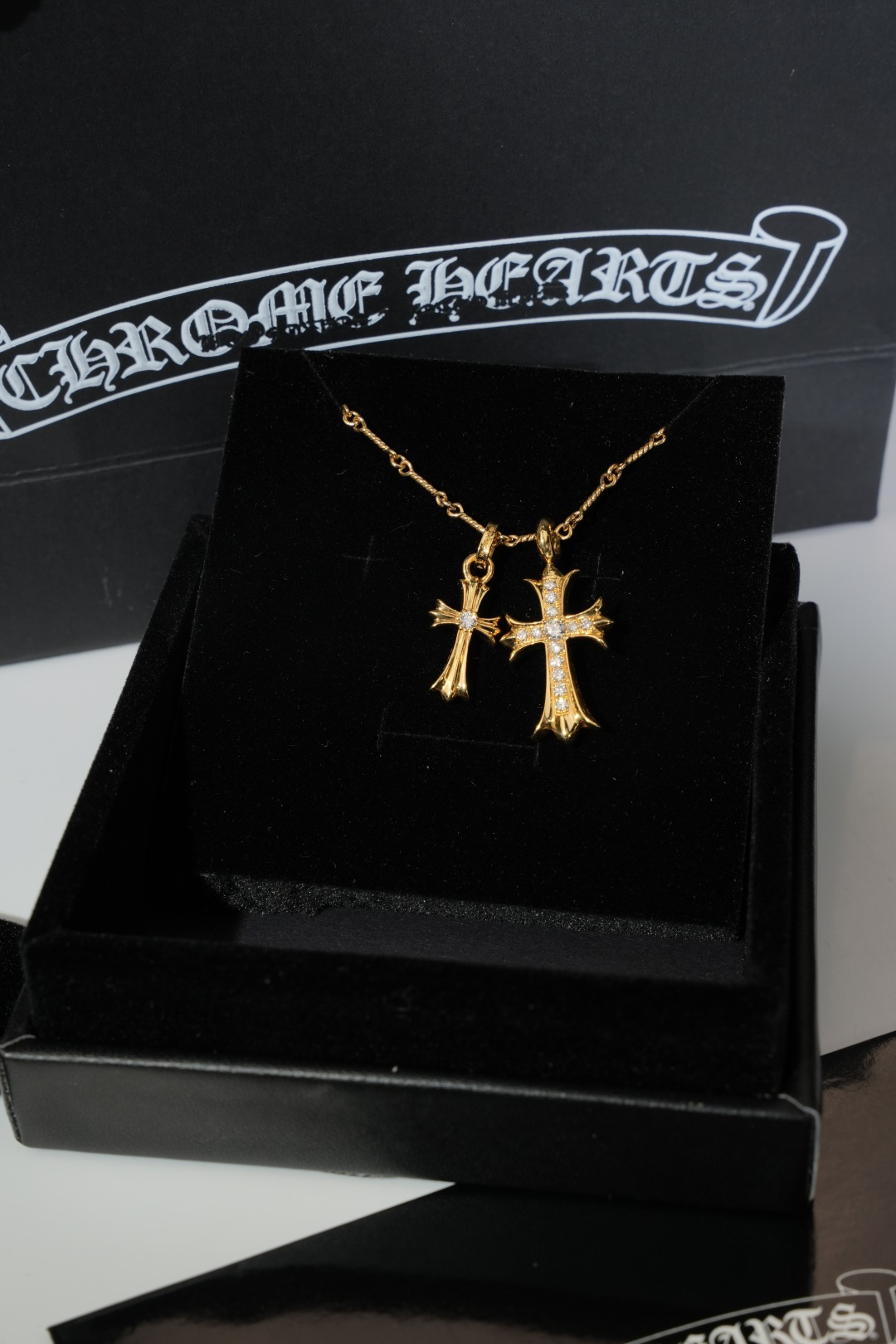 Chrome Hearts Double Cross Necklace