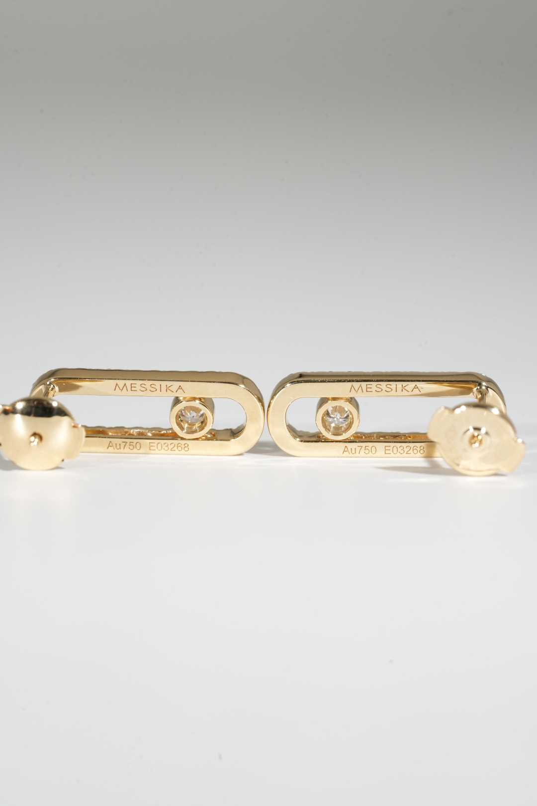 Messika Half-Diamond Move Stud Earrings