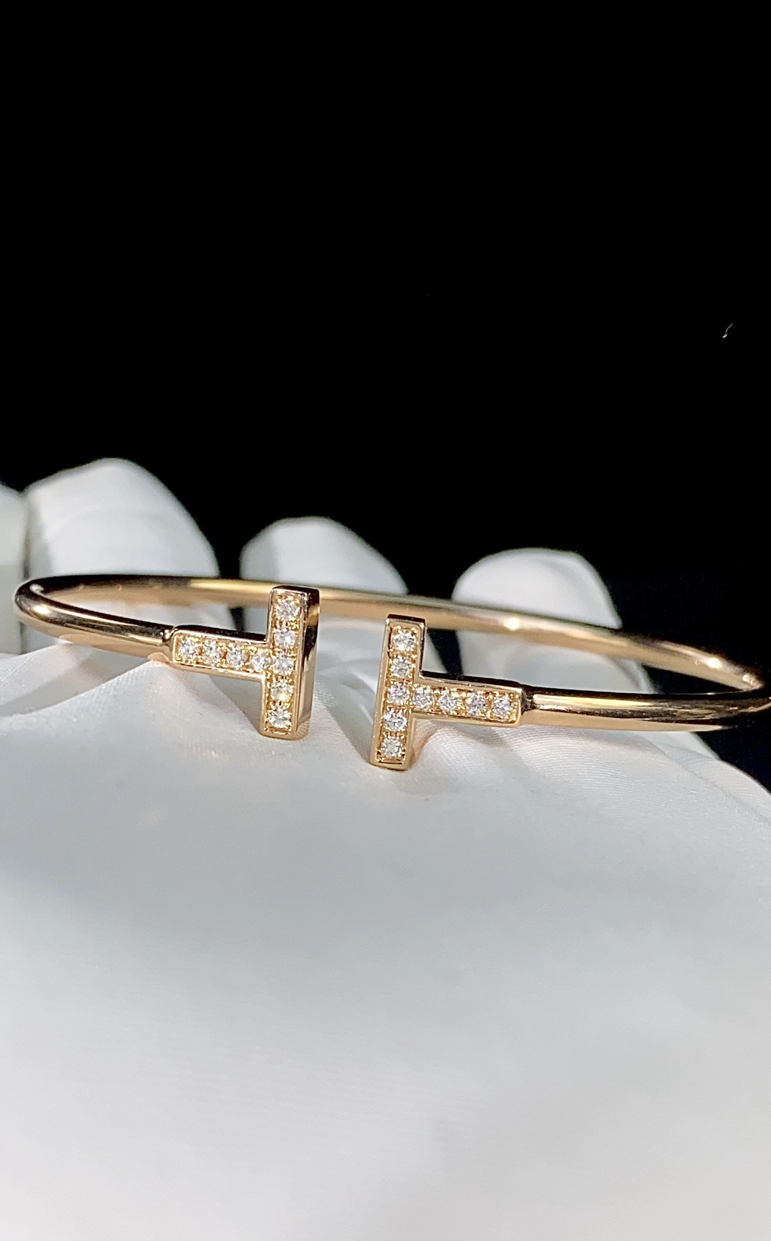 Tiffany T Wire Diamond Bangles