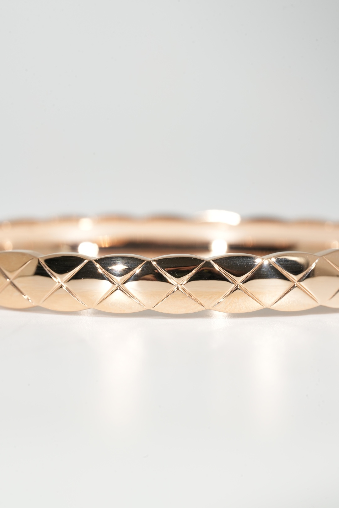 CHANEL Coco Crush Wide Half-Diamond Bracelet