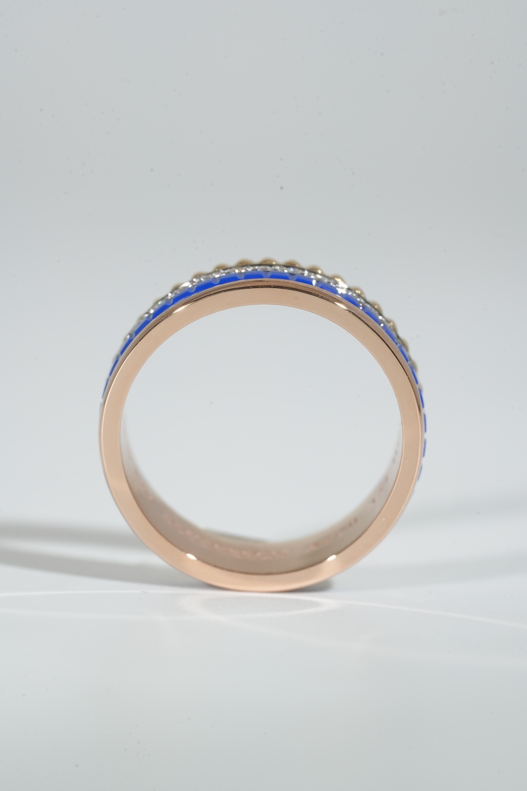 Boucheron Four-Layer Blue Ceramic Ring