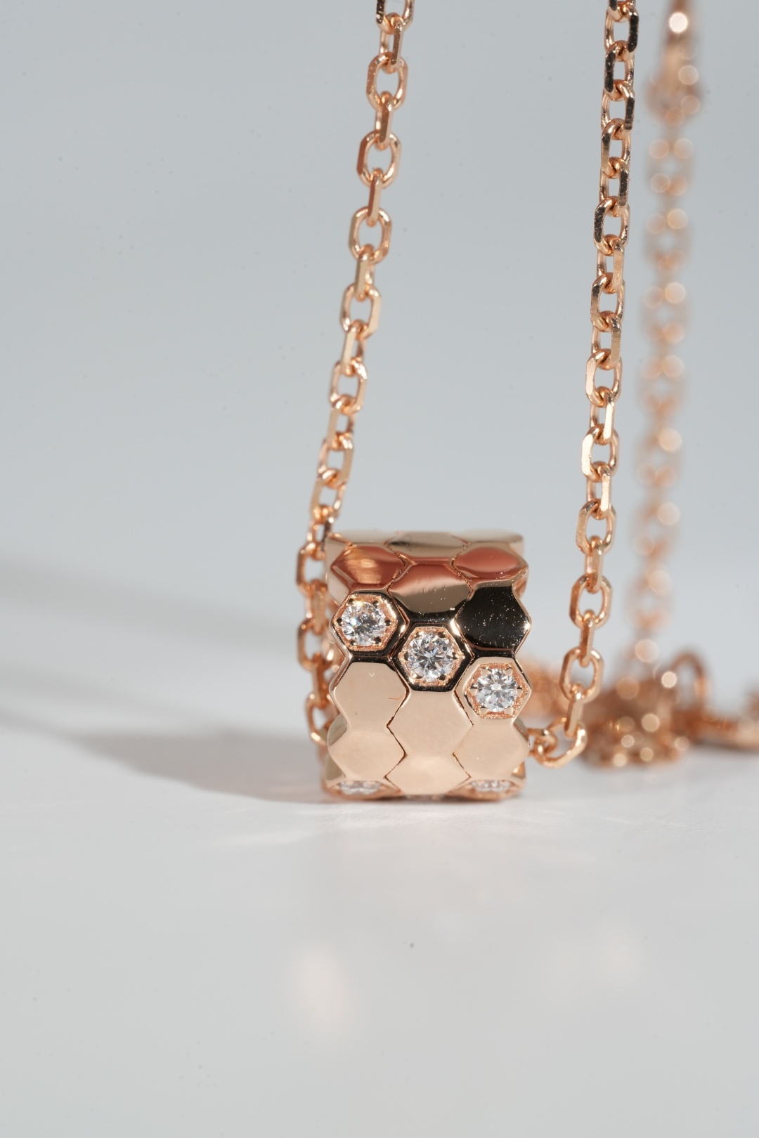 Chaumet Honeycomb Pendant Necklace