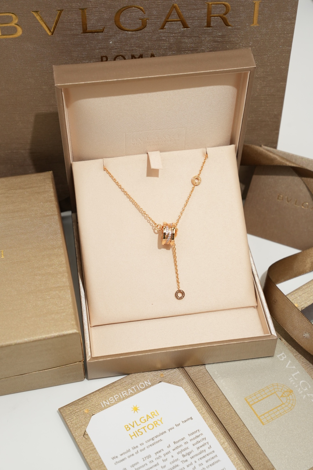 BVLGARI Diamond B.zero1 Necklace