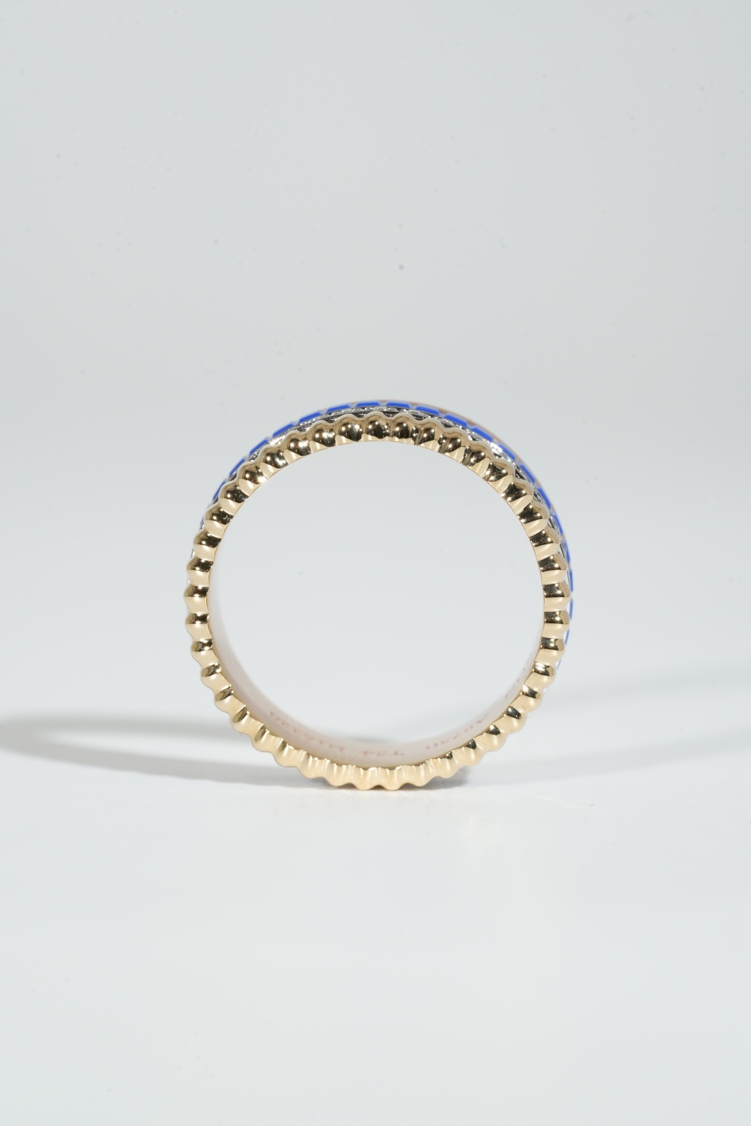 Boucheron Four-Layer Blue Ceramic Ring