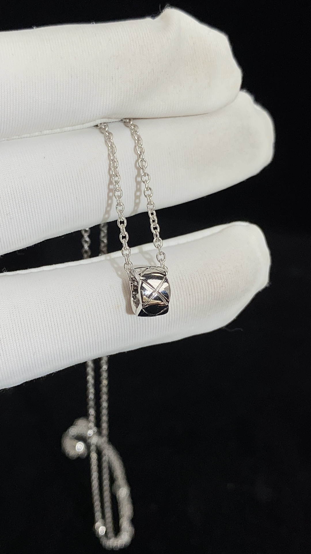 Chanel Quilted Necklace