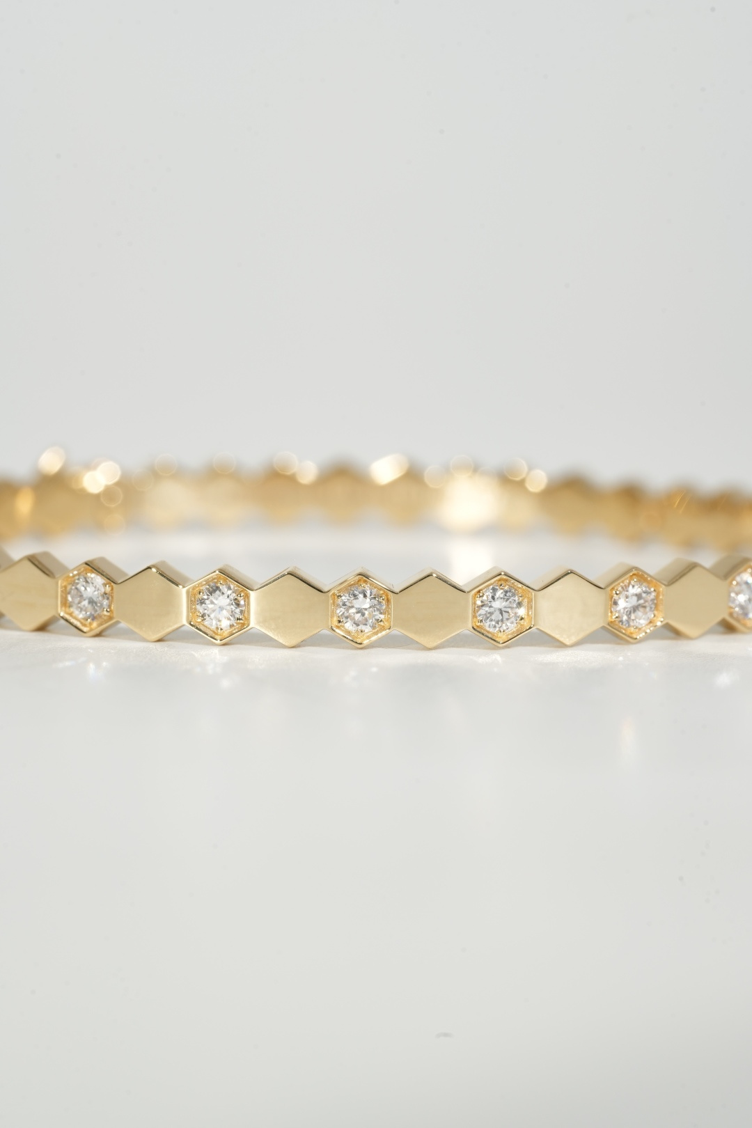 Chaumet Half-Diamond Honeycomb Bracelet