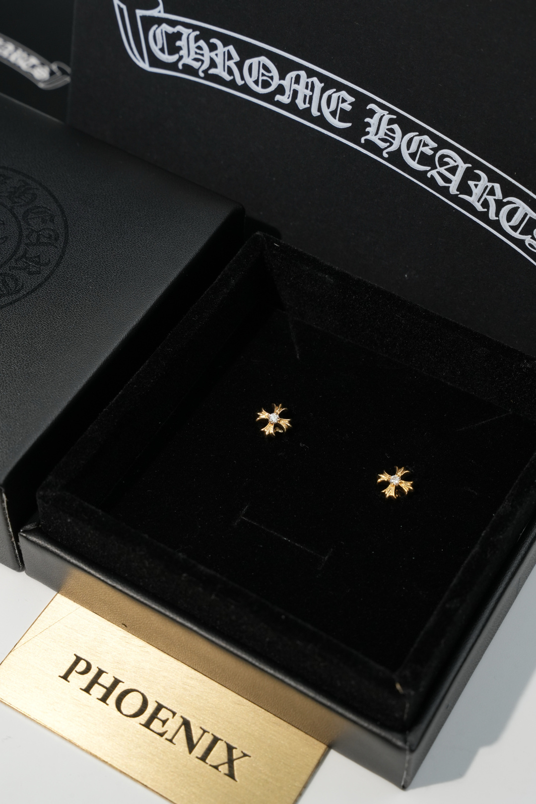 Chrome Hearts Cross Earrings