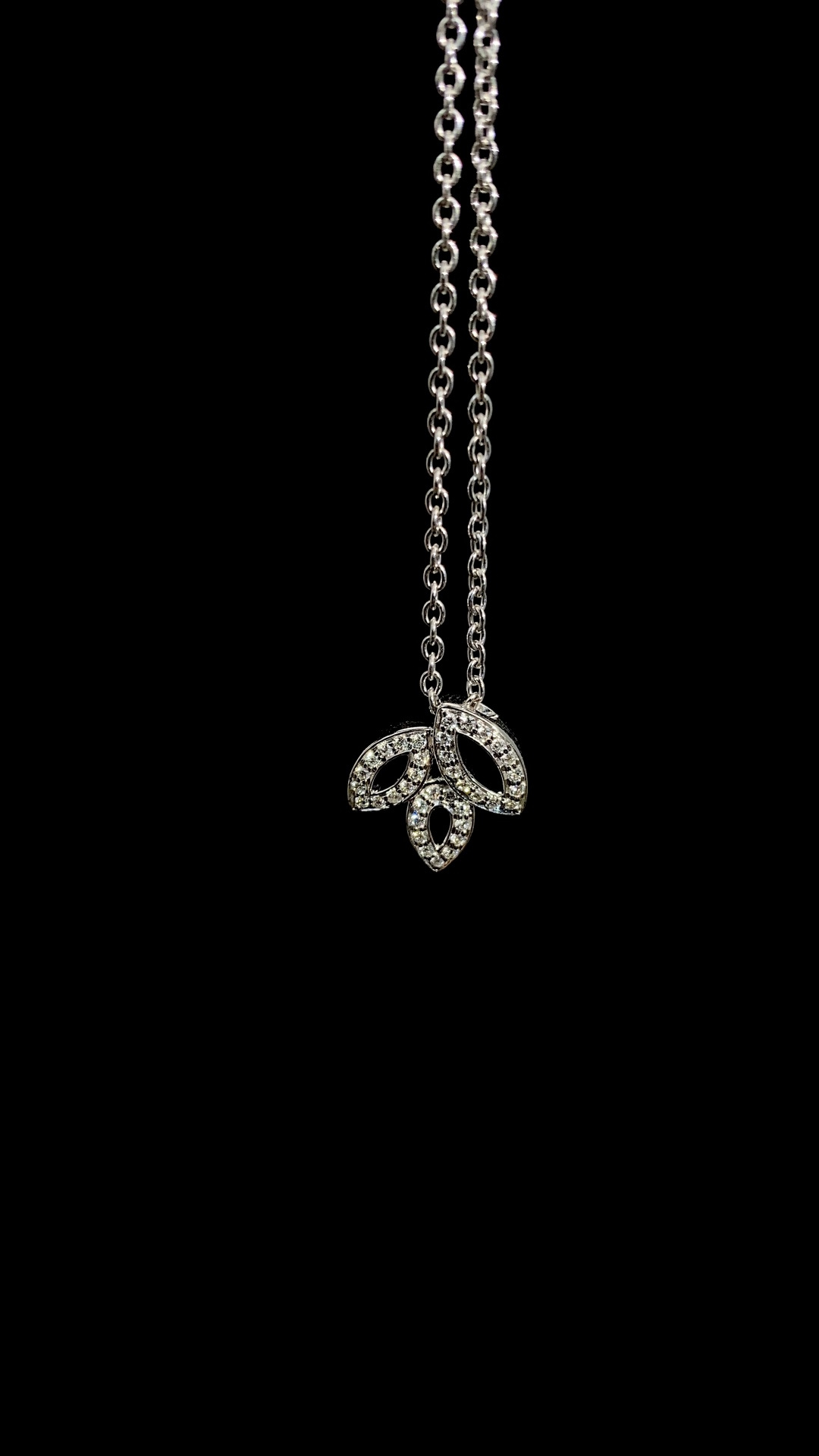 Chrome Hearts Lily Small Diamond Necklace