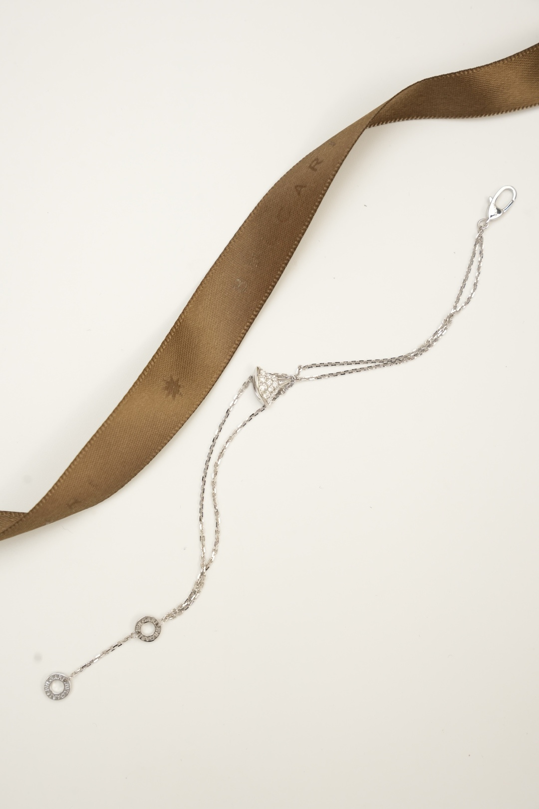 BVLGARI Mini Full-diamond Fans Bracelet