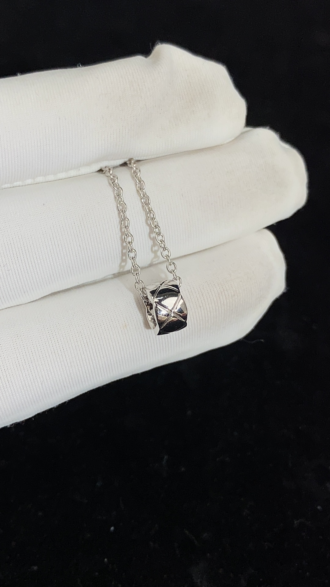 Chanel Quilted Necklace