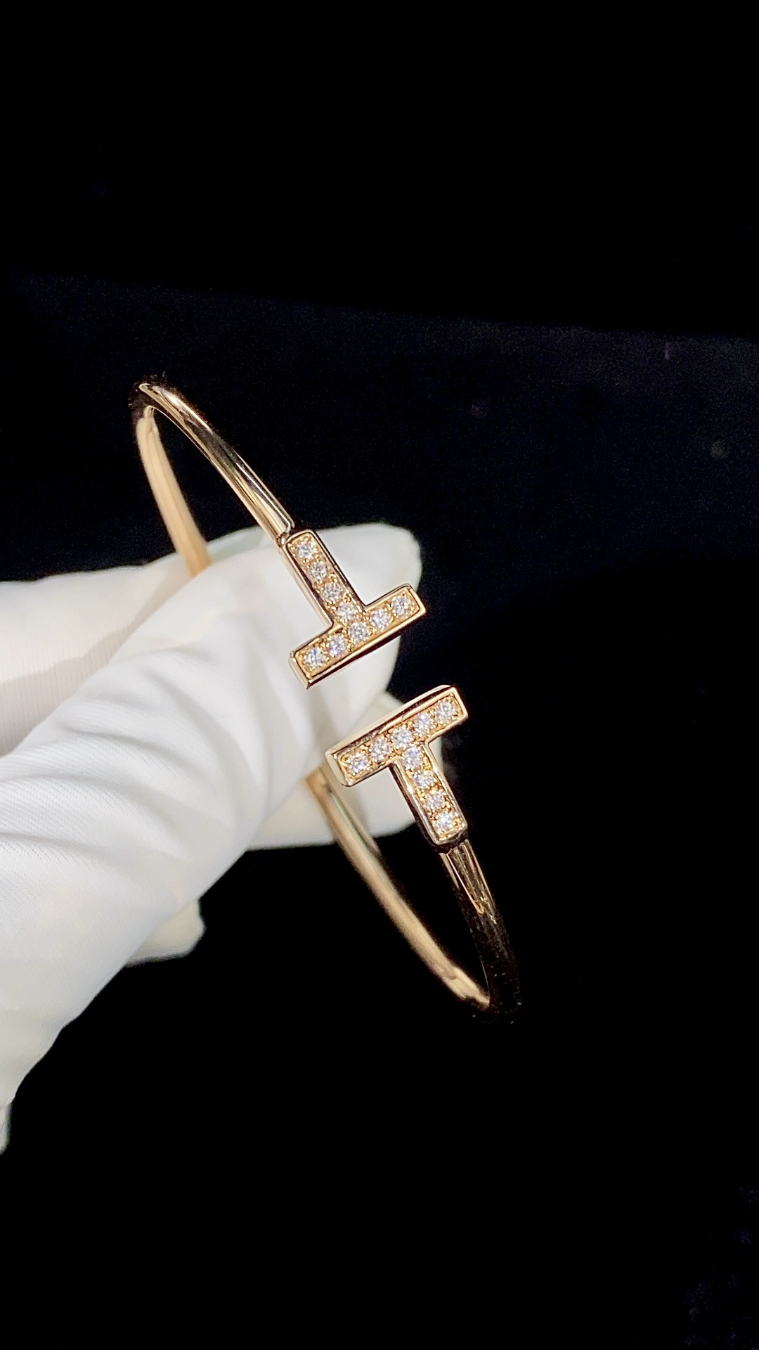 Tiffany T Wire Diamond Bangles