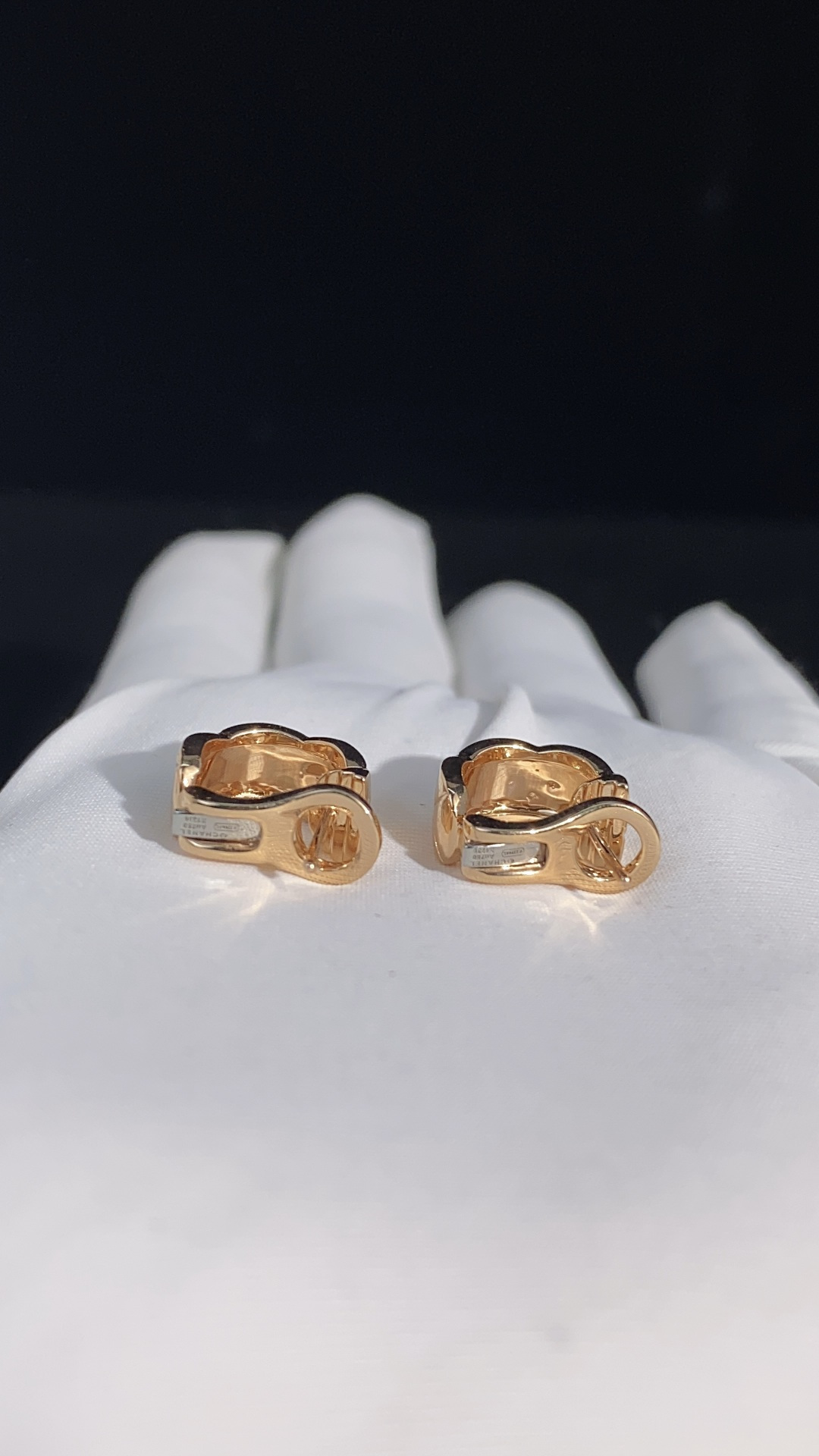 Chanel Diamond Quilted Earrings