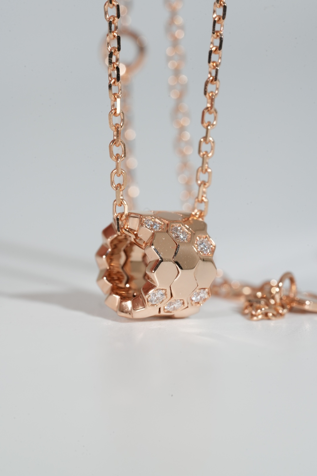 Chaumet Honeycomb Pendant Necklace